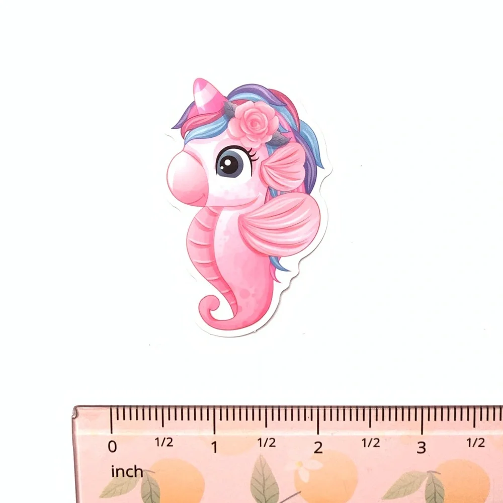 Seahorse Vinyl Sticker - Picture 2 of 2